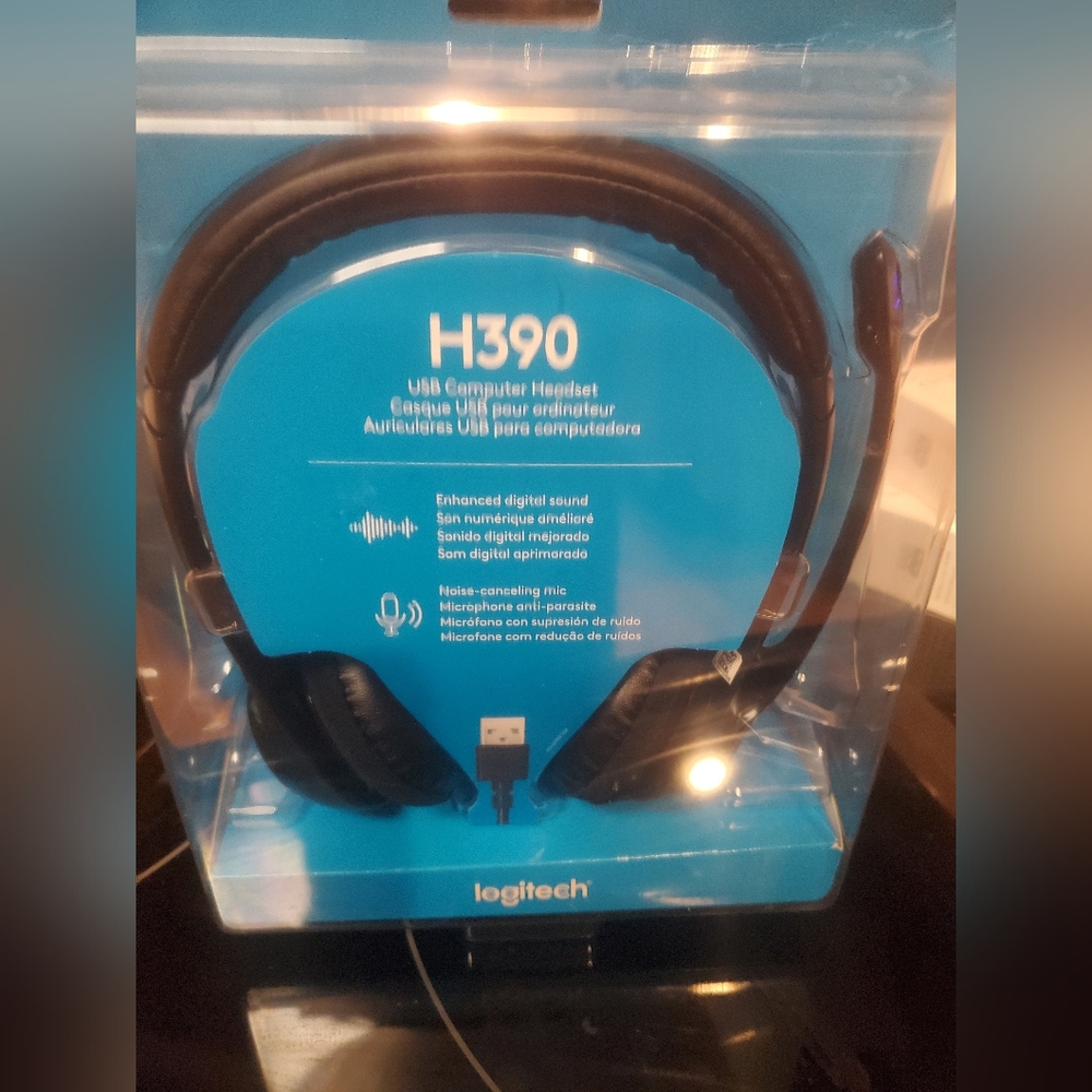 New Logitech USB computer headset